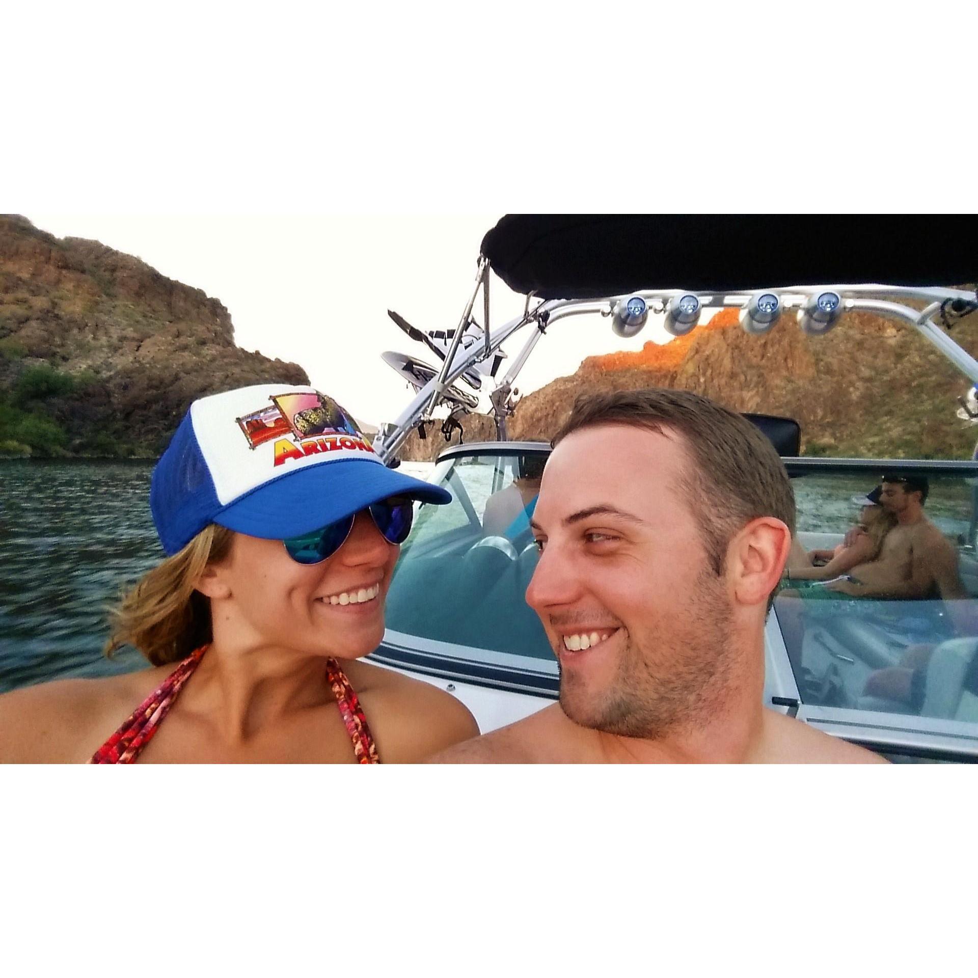 Spending a day on the lake!