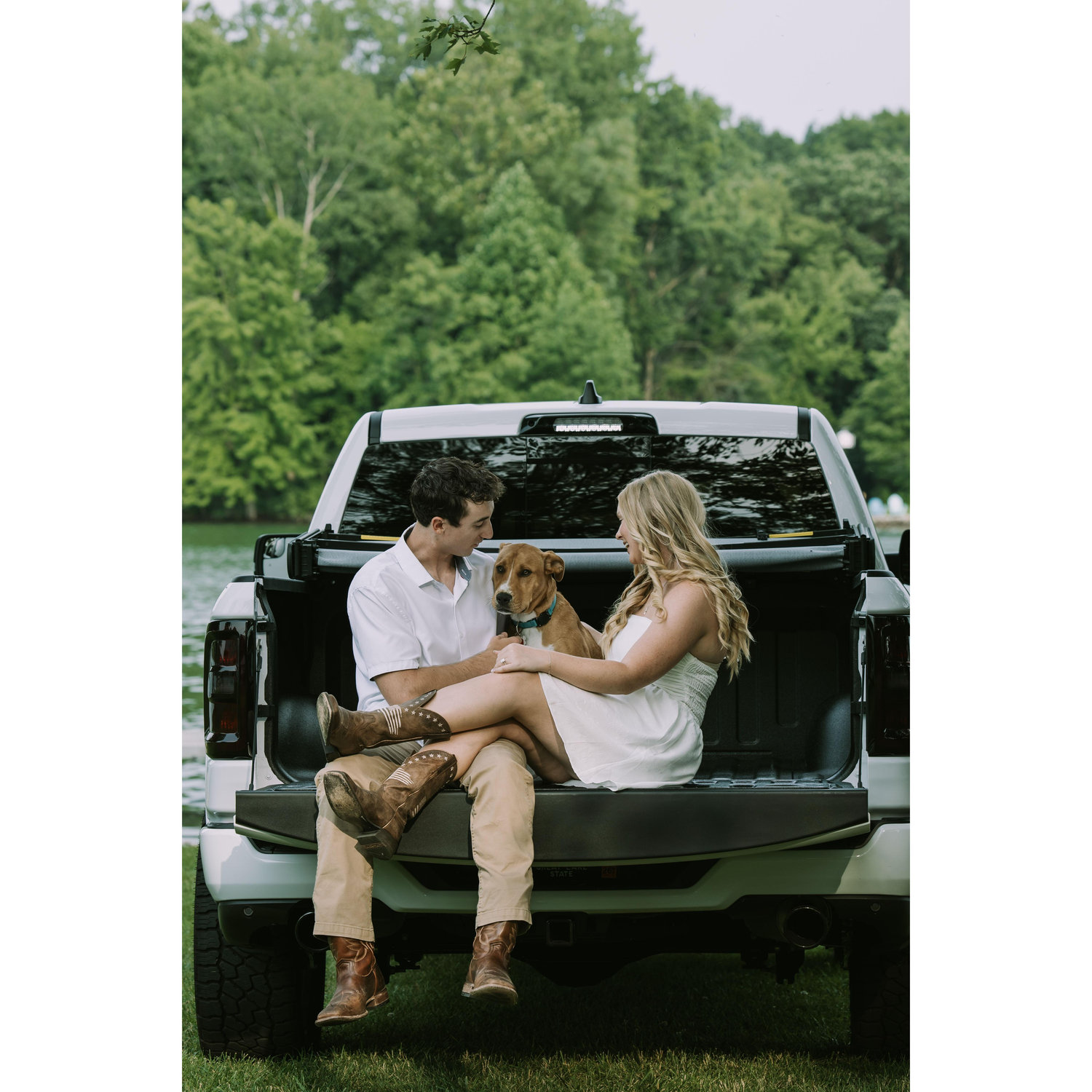 Our Engagement Photoshoot on the Lake