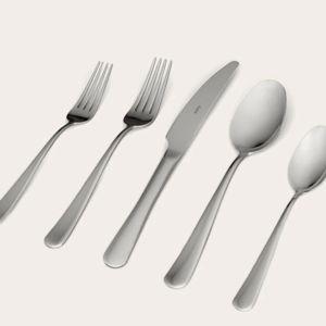 Flatware Set - Polished Silver - 2 Sets (40 pieces)