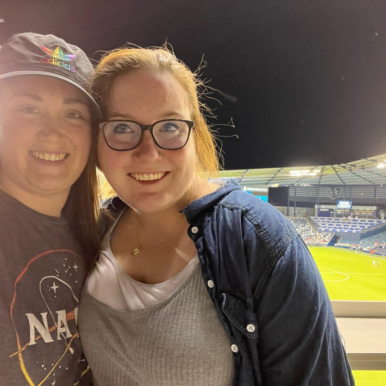 Our first trip as a couple was to KC (lol foreshadowing) for a Current game & Pride!