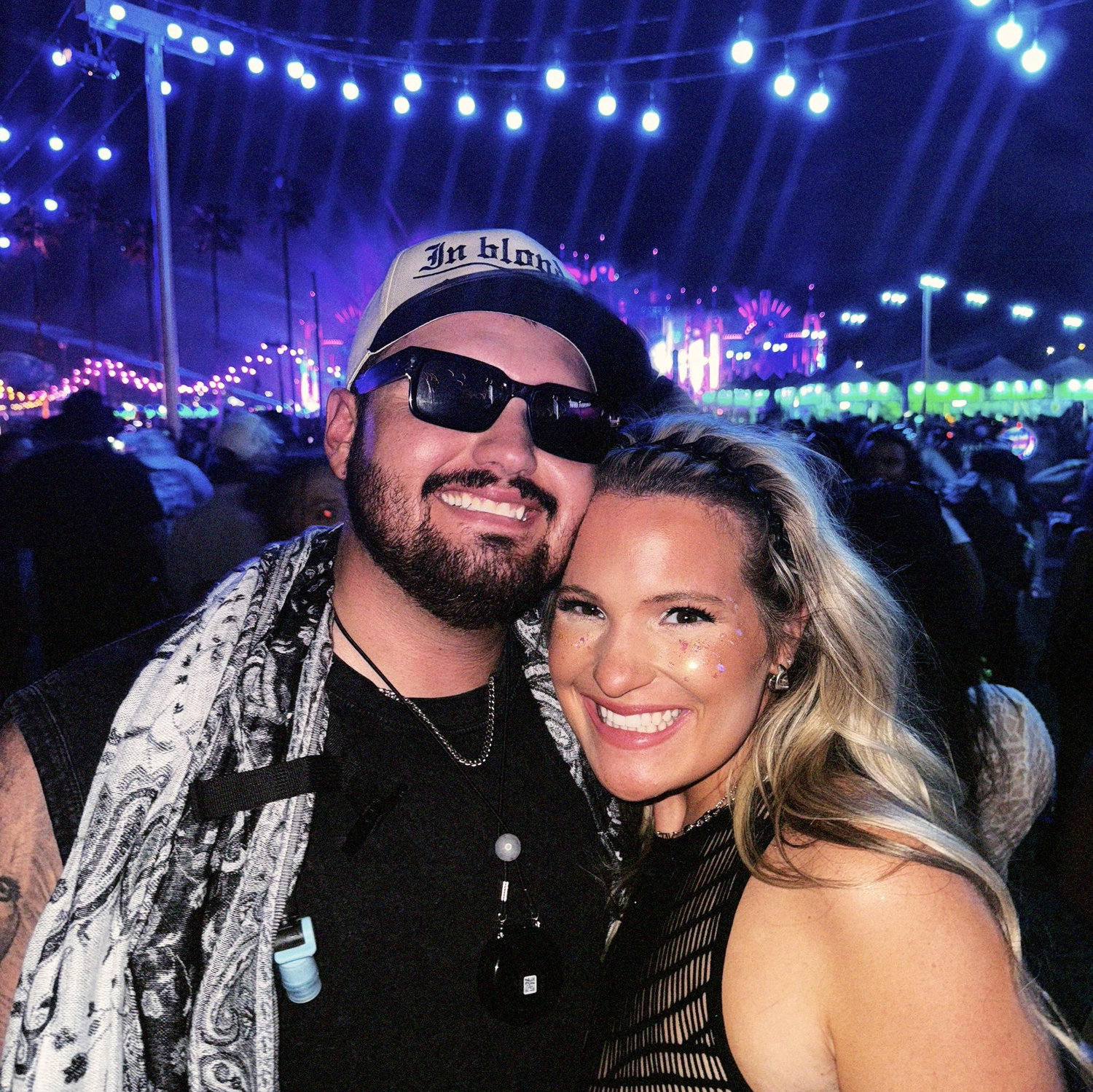 Doing one of our favorite things together: dancing the night away while attending a music festival!