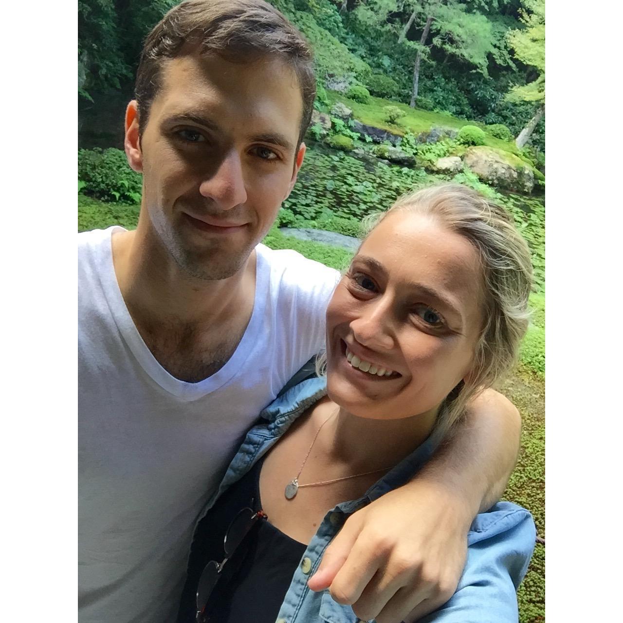 Exploring Kyoto's temples in Japan. September 2015