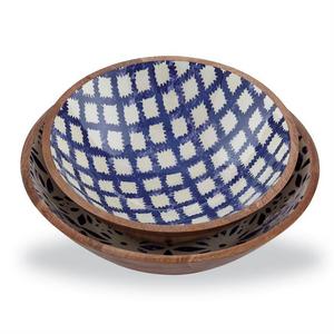 Mud Pie - 2 piece Serving bowl set