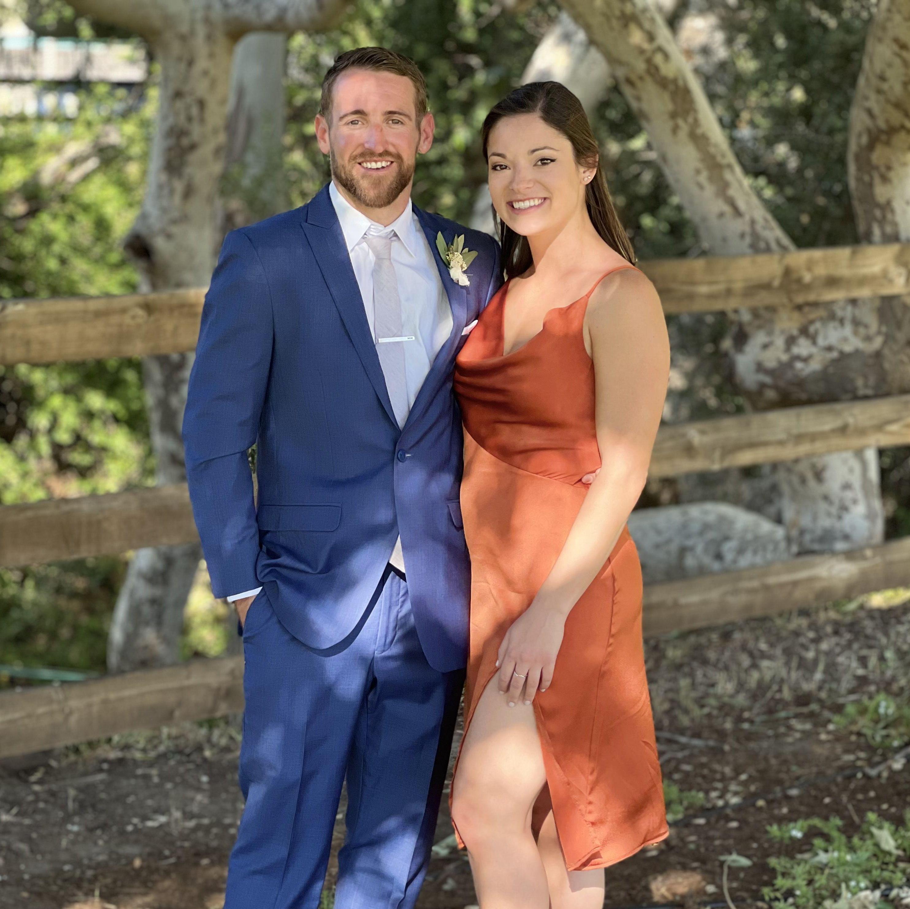 Right after Madi announced "that one's mine" out loud as Matt walked down the aisle in a friends wedding