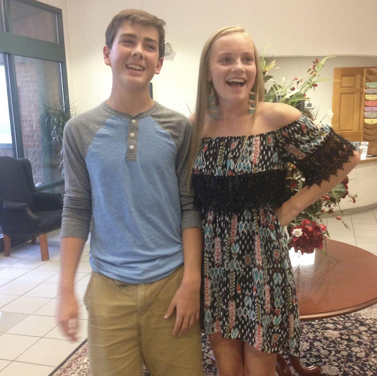 Spring tennis banquet in 2015, our first solo picture together and where it all started!