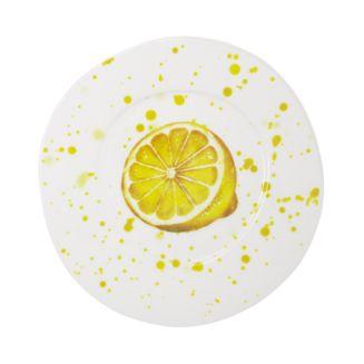 Melamine Fruit Lemon Dinner Plate