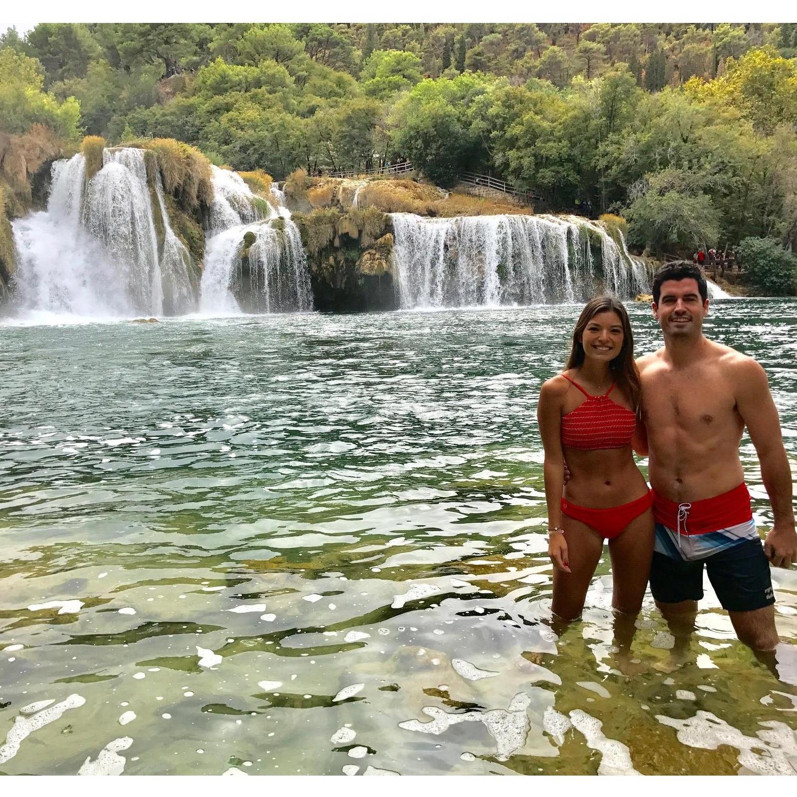 Waterfall in Croatia