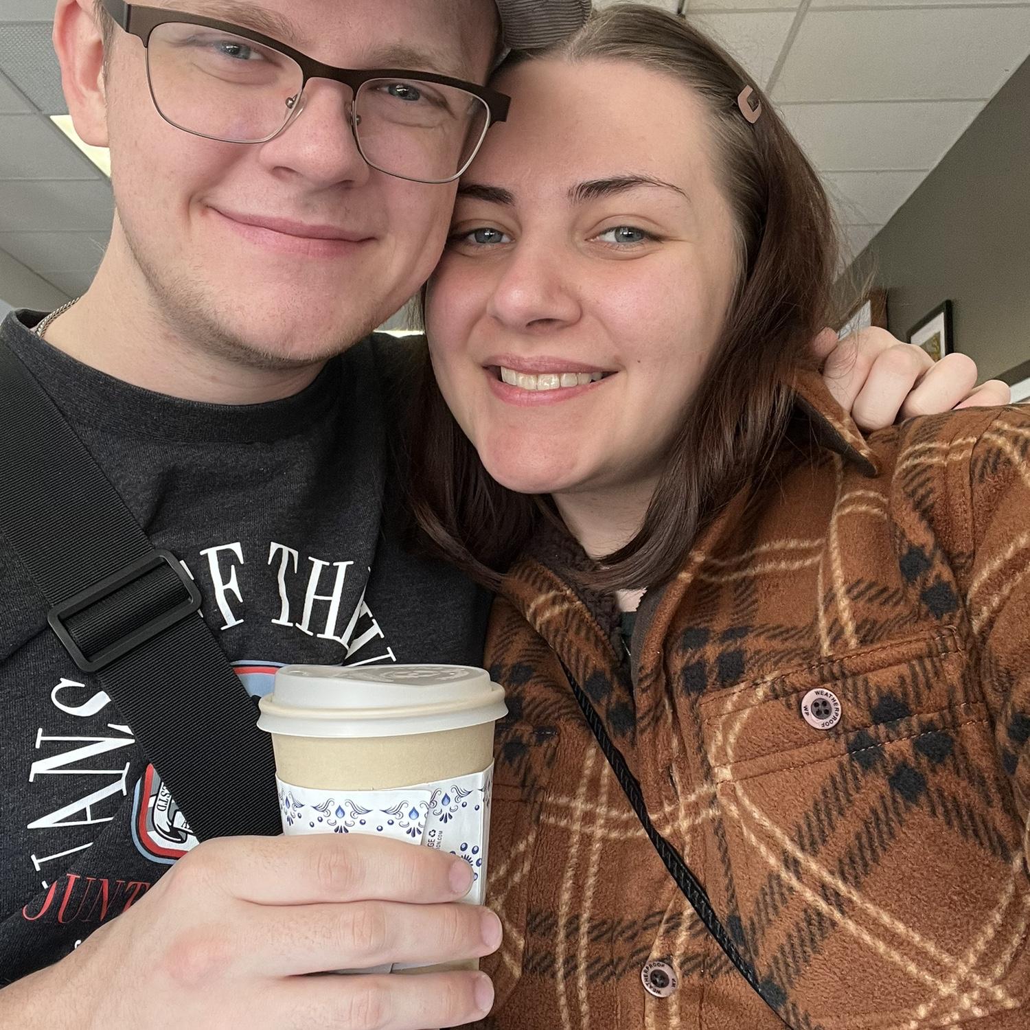 The day before we got engaged. Zach originally wanted to propose on this day in Presque Isle, Erie; however, as he accurately told me before it happened… I fell from trying to walk on a wet log. Oops!