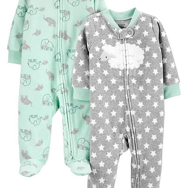 Simple Joys by Carter's Baby 2-Pack Fleece Footed Sleep and Play
