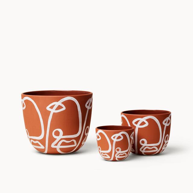 Cara Planter Large - Terracotta