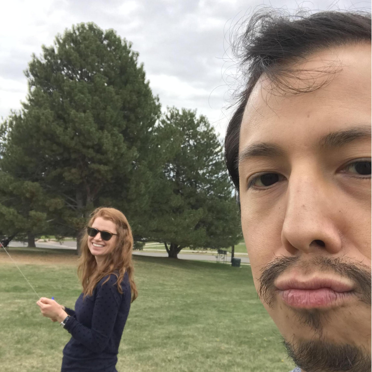 Flying kites! Something Eddy and I enjoy doing together (or maybe he just does it for me?)