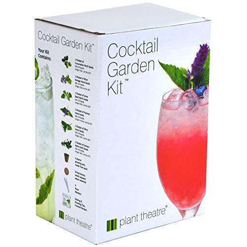 Plant Theatre Cocktail Garden Kit - 6 Varieties to Grow - Great Grow Kit Gift for The Gardener - Everything You Need to Start Growing in one Box!