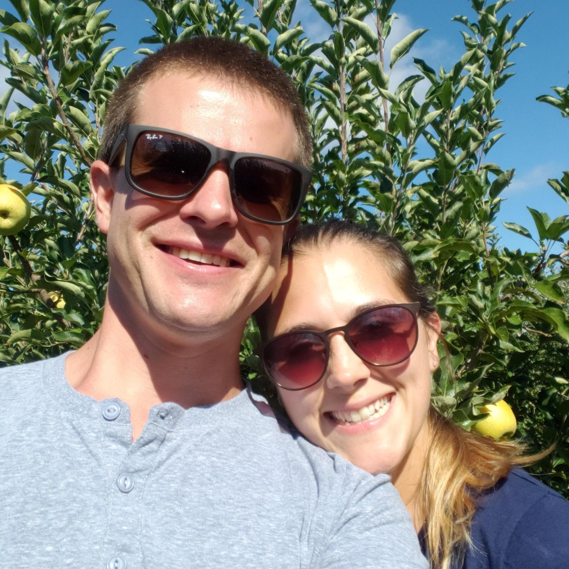 Apple picking at Milburn Orchards