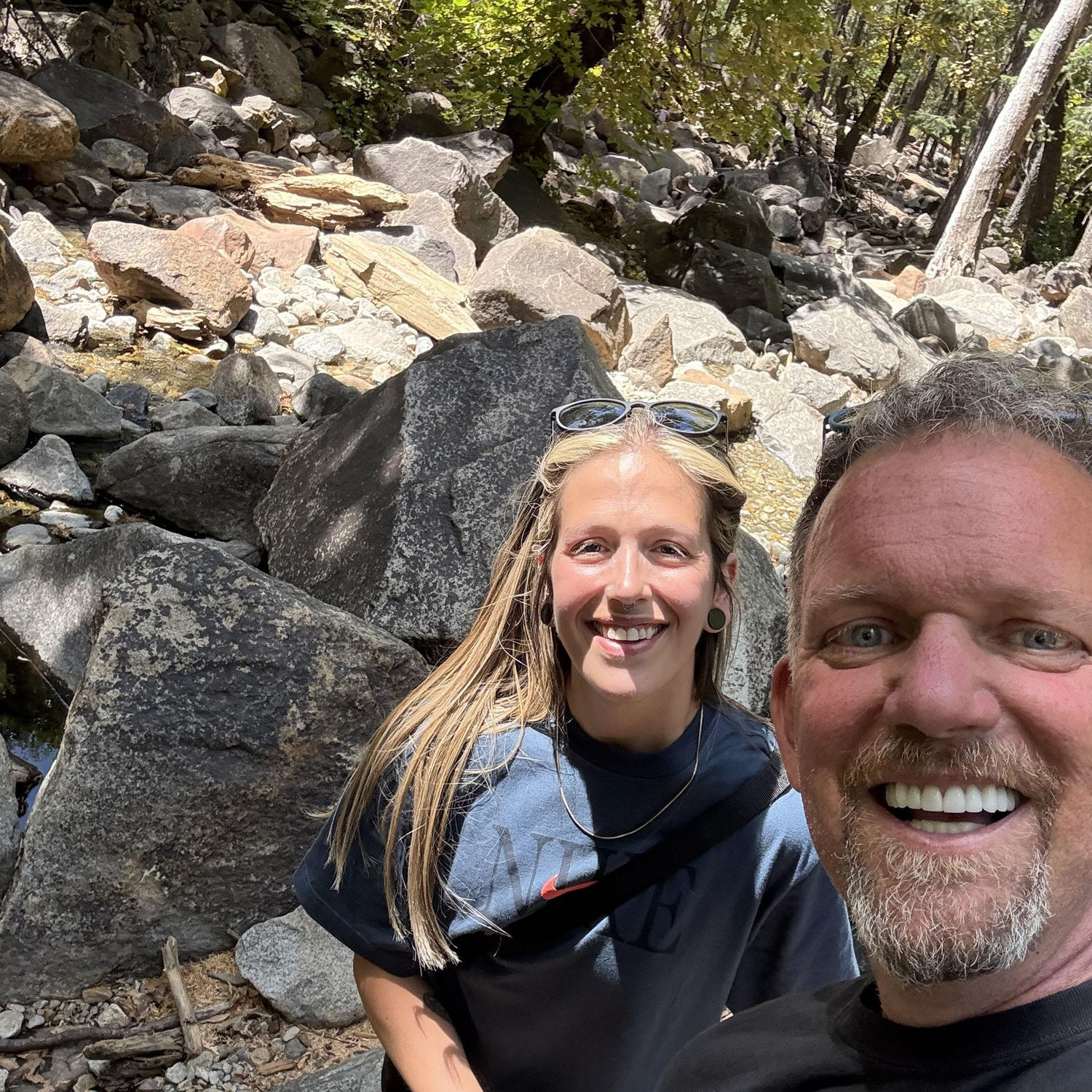 Yeah, if there are rocks in the water, we probably want to climb on them!