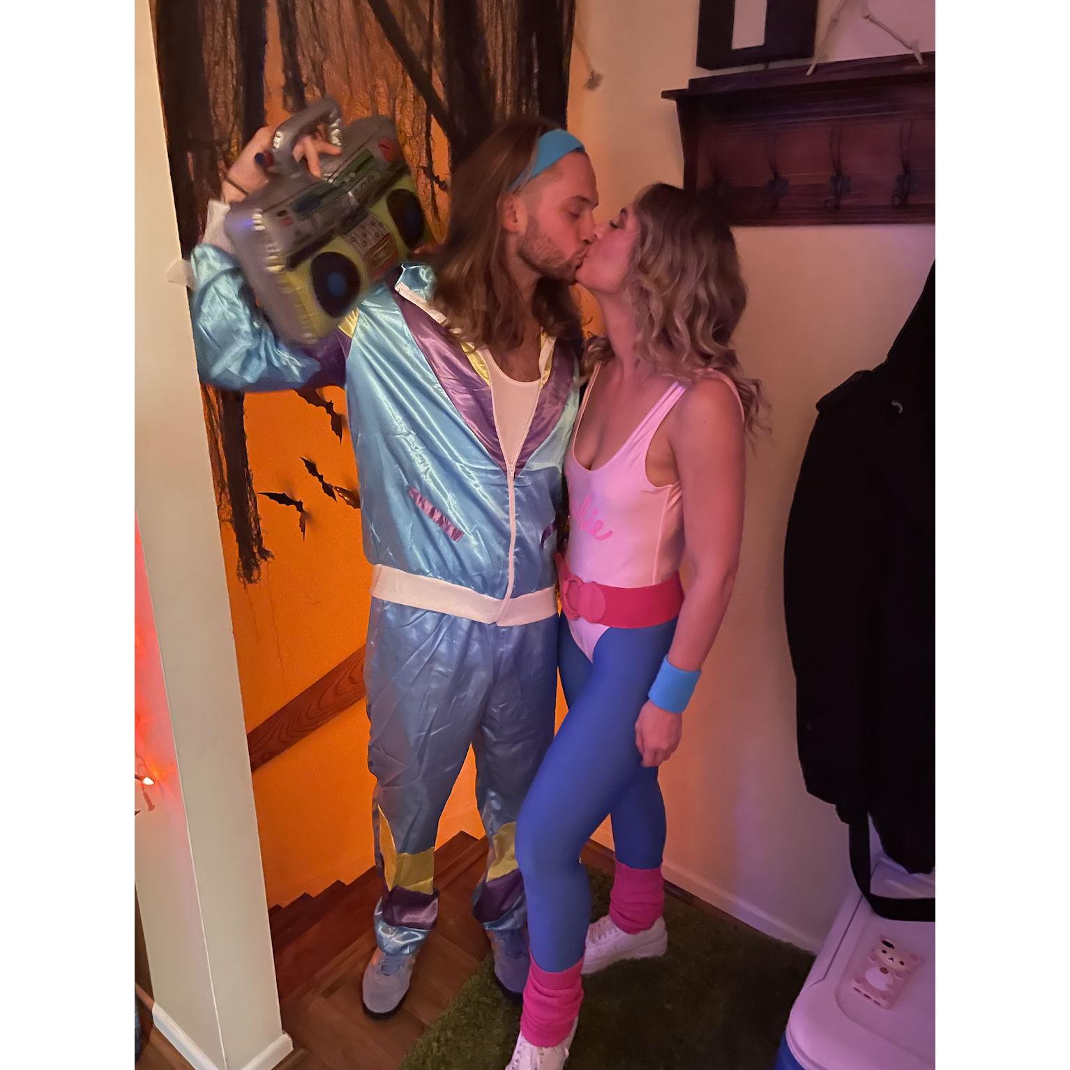 Halloween 2021 we dressed as 80s workout instructors
