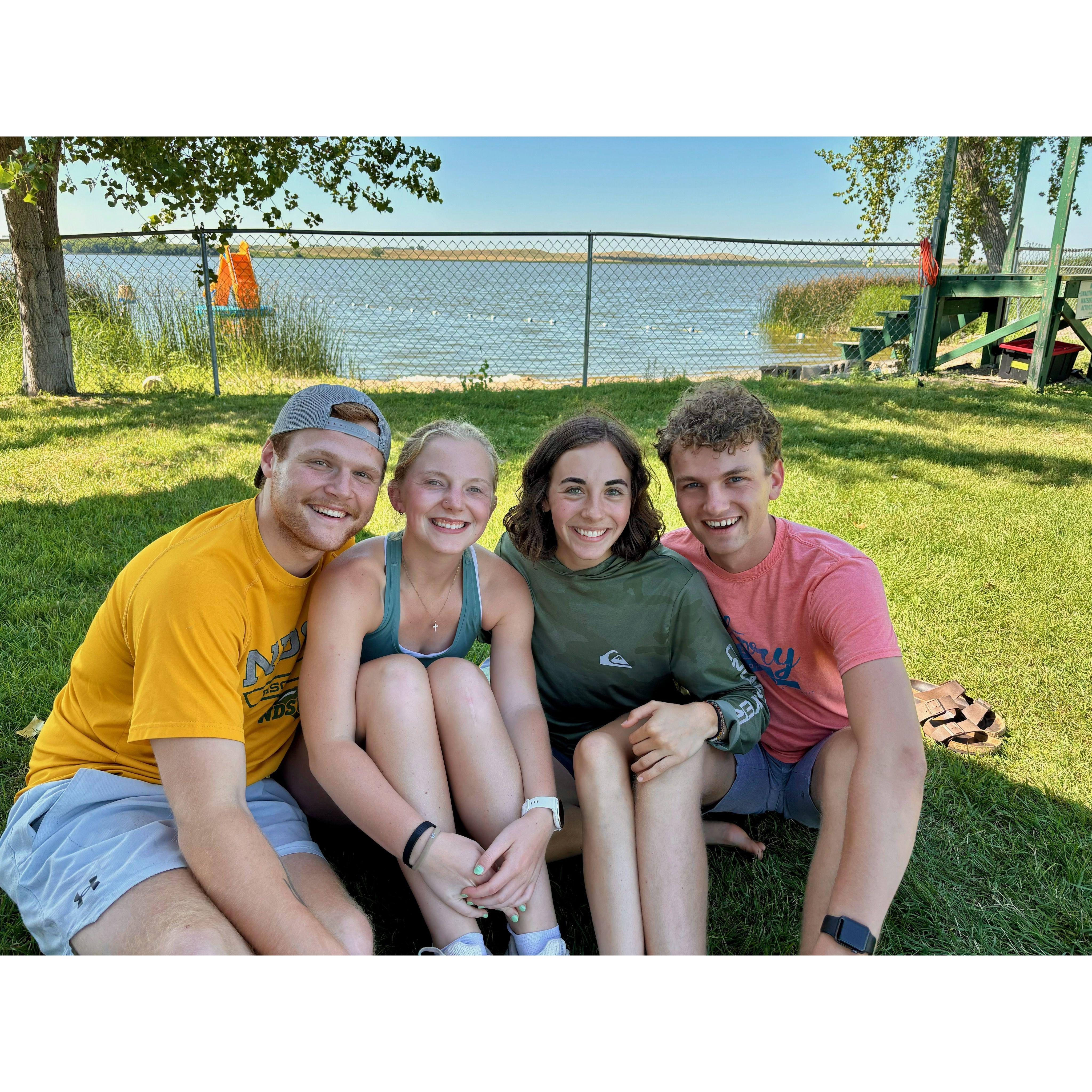 Serving at Camp Hope together!