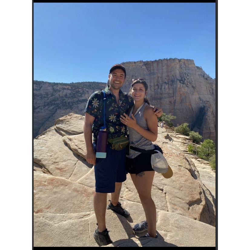 Proposal on Angel's Landing - Zion National Park