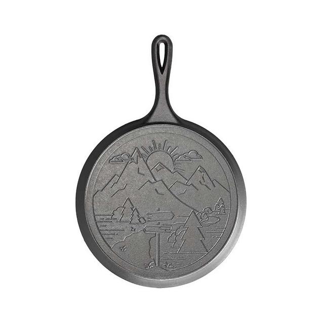 Lodge Wanderlust 10.5 Inch Cast Iron Mountain Griddle