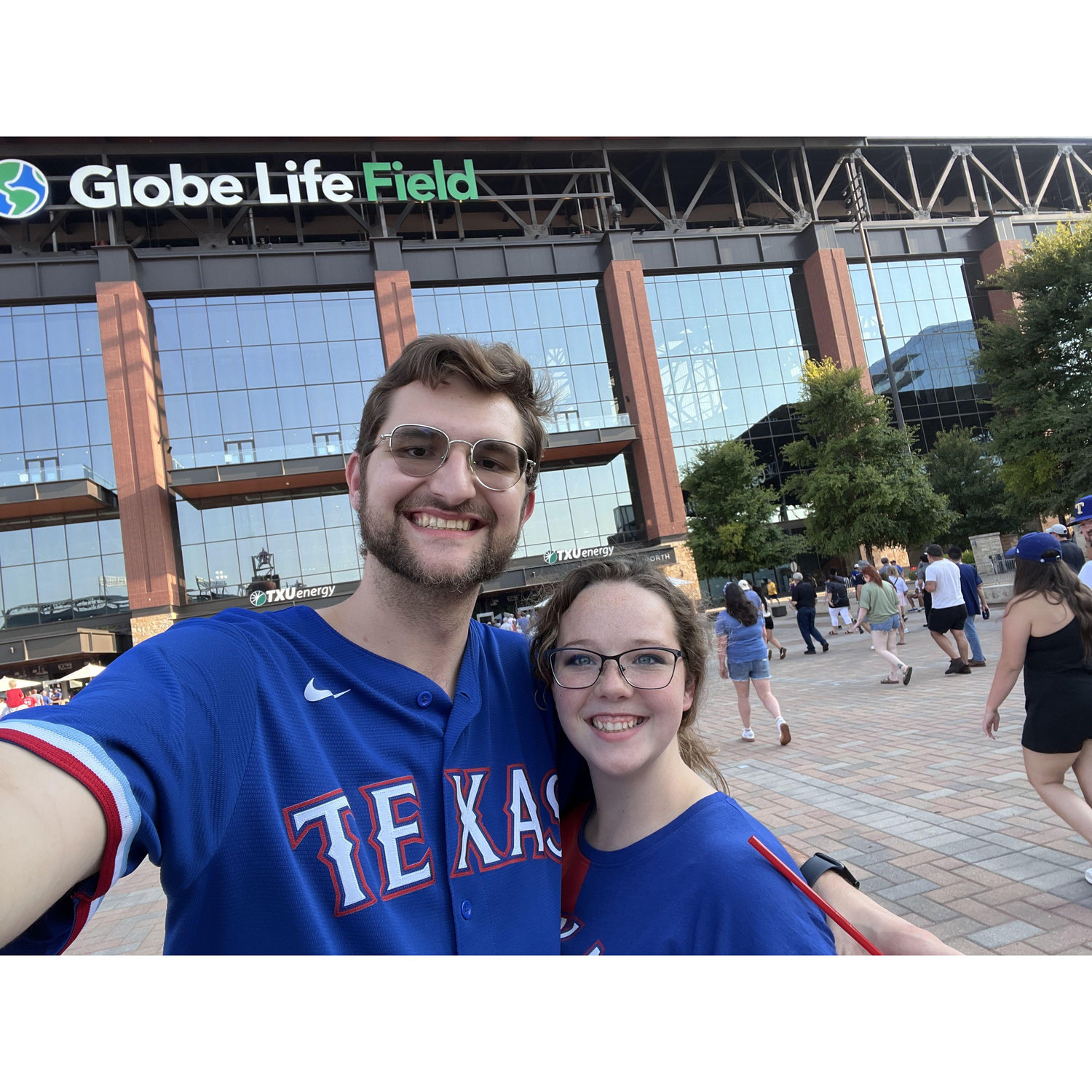 Our first live sports event together!