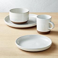 Black Clay Dinner Plate