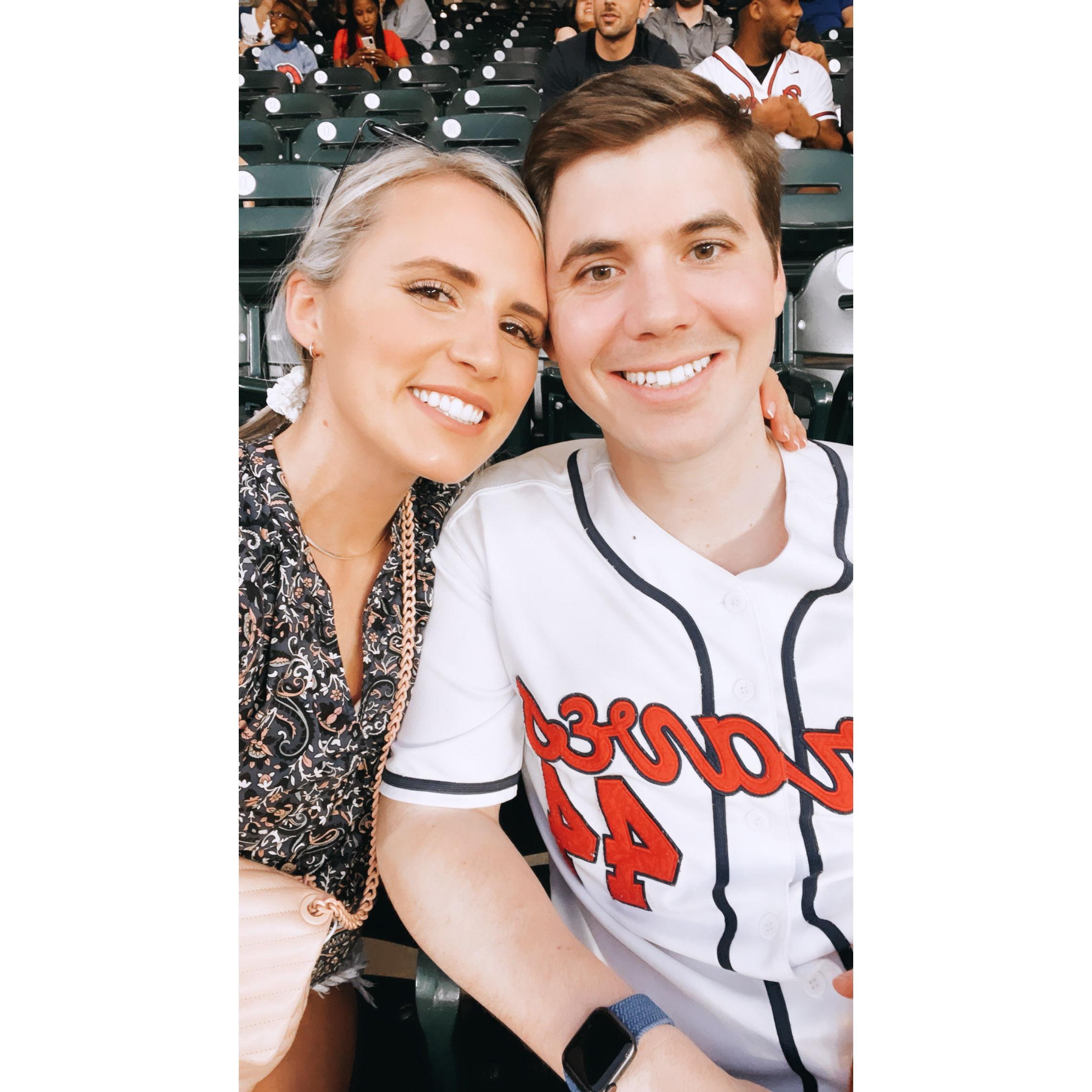 April 2021: Andrew's 29th Birthday at the Braves game