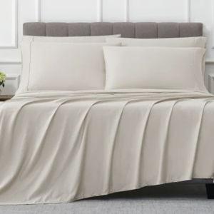 Kirkland Signature 680 Thread Count Sheet Set. Cream color King size