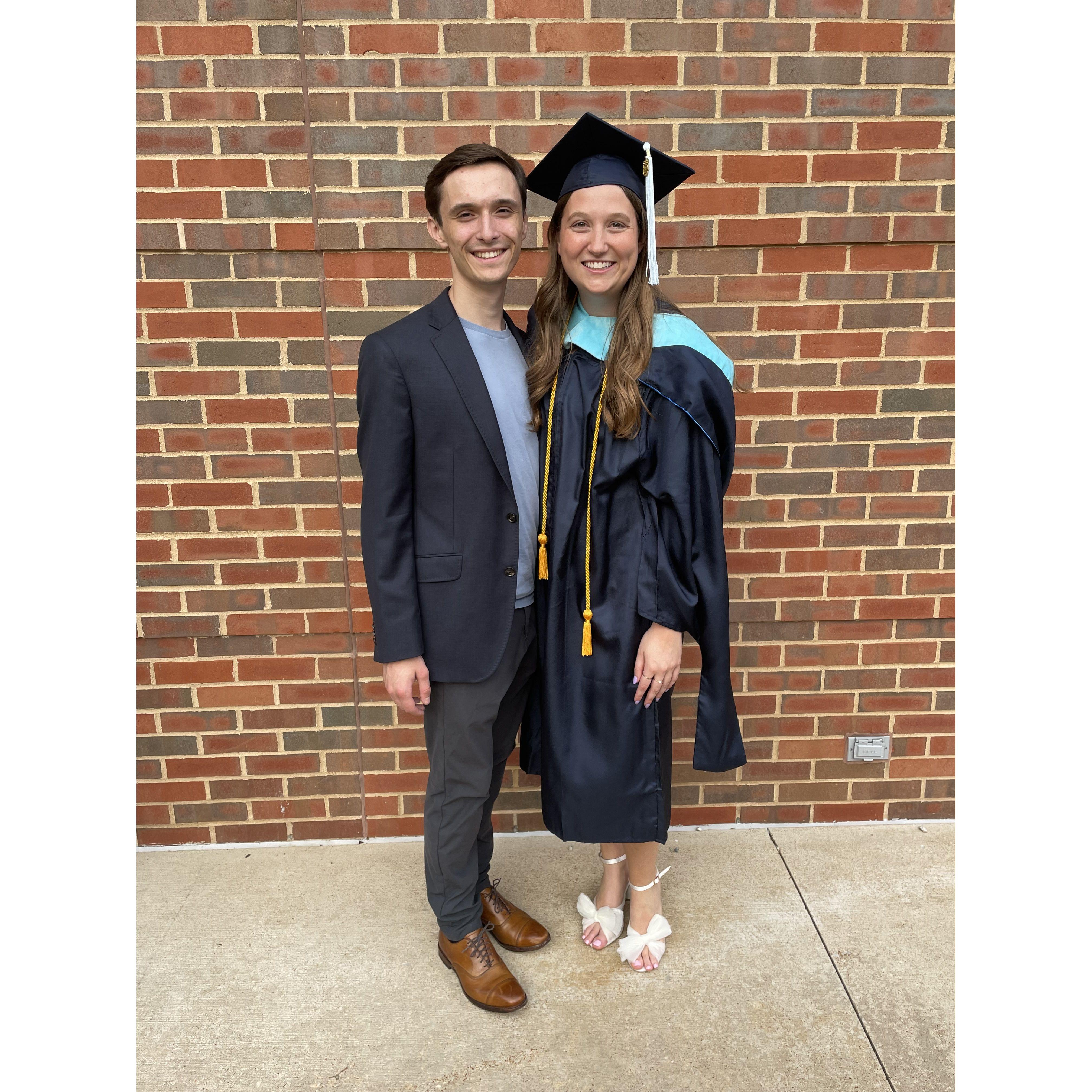 Jeanne's Master's graduation