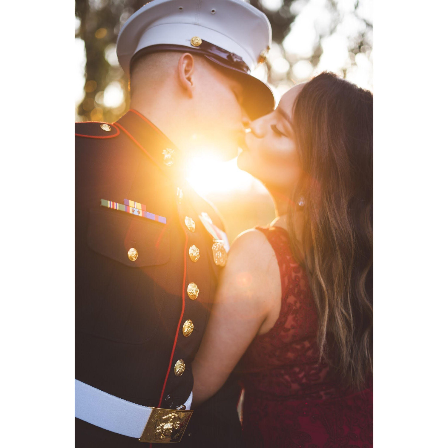 Our first military ball together! My bestie took some great shots of us before the ball.