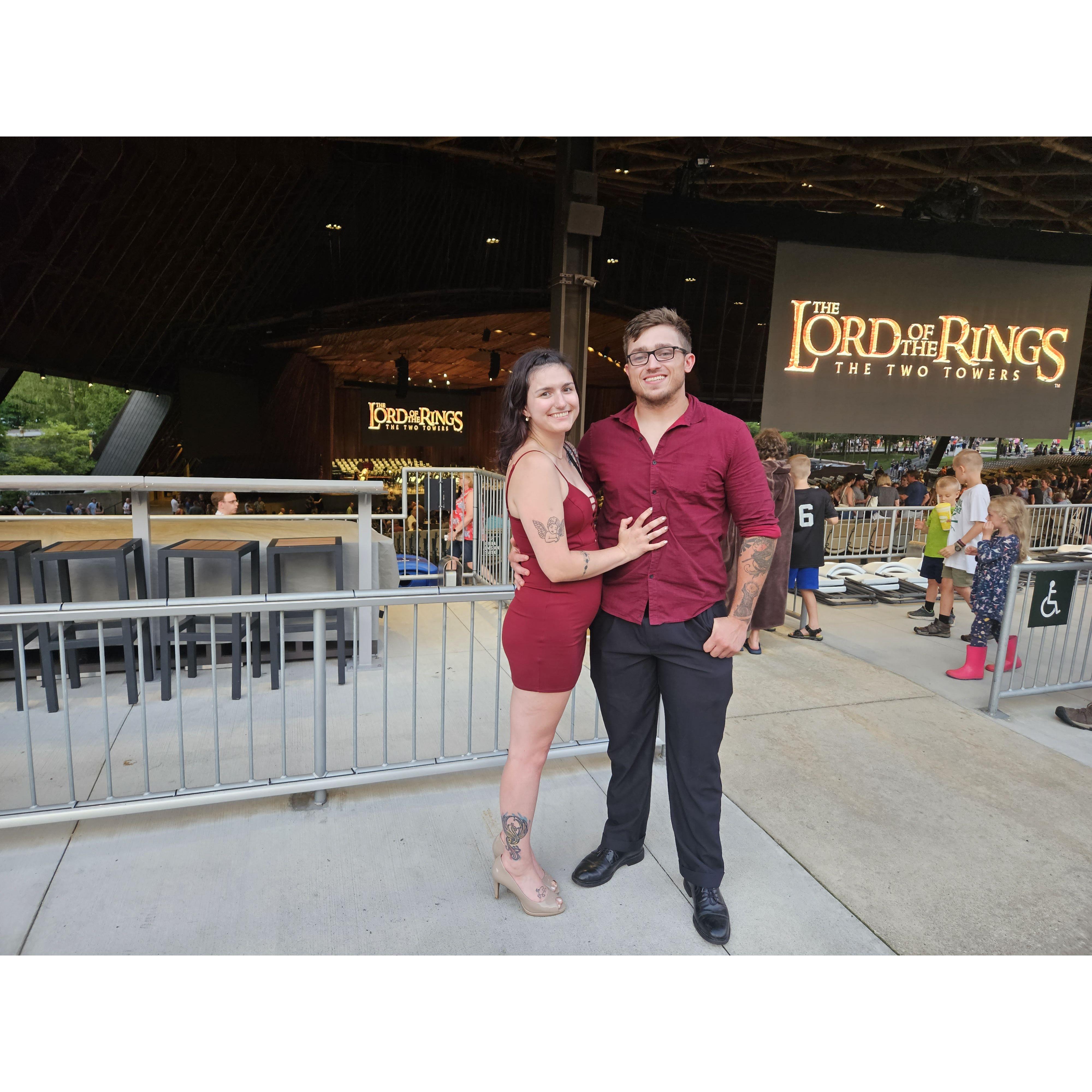 Lord of the Rings 2023, played live at Blossom Music Center by the Cleveland Orchestra!