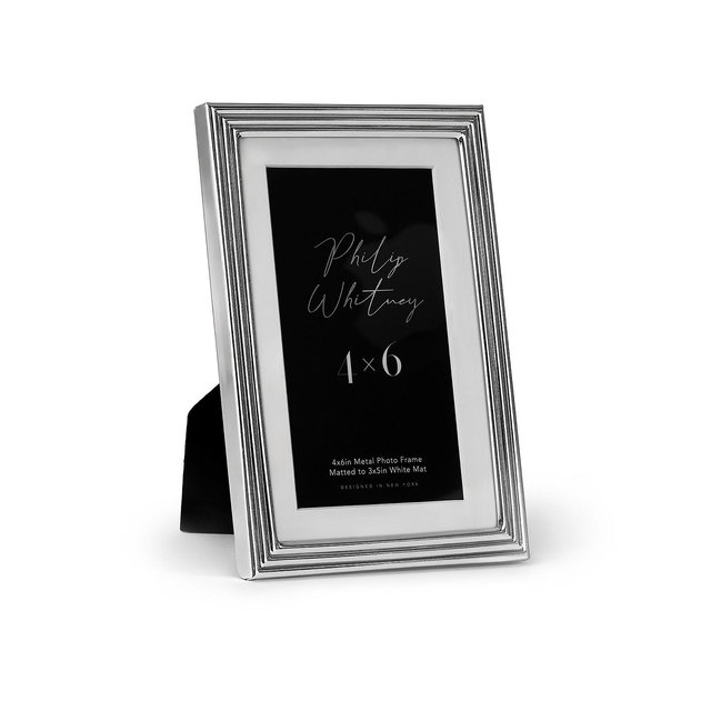 Philip Whitney Hayworth Metal Picture Frame, 4" x 6"