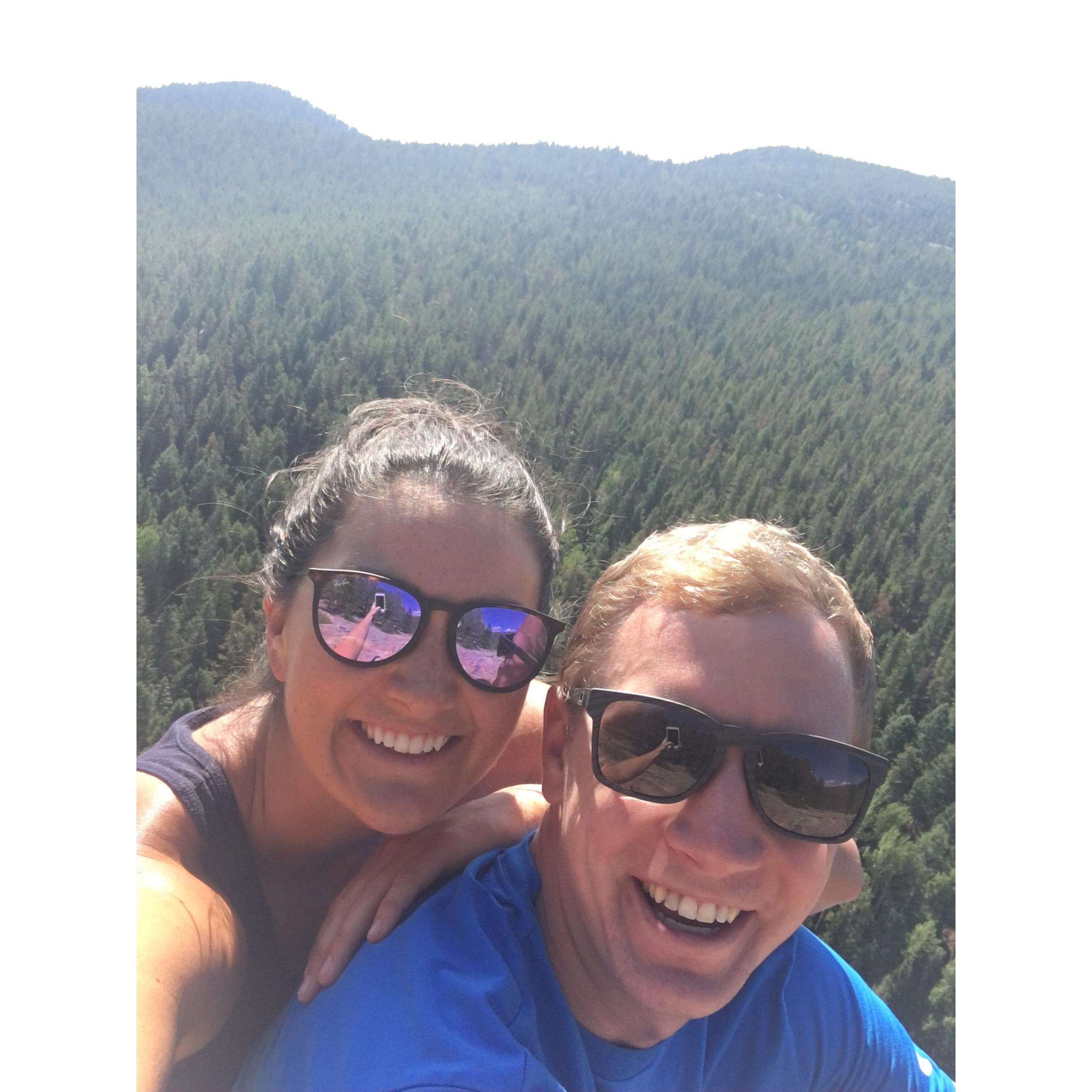 First year of dating and hiking together