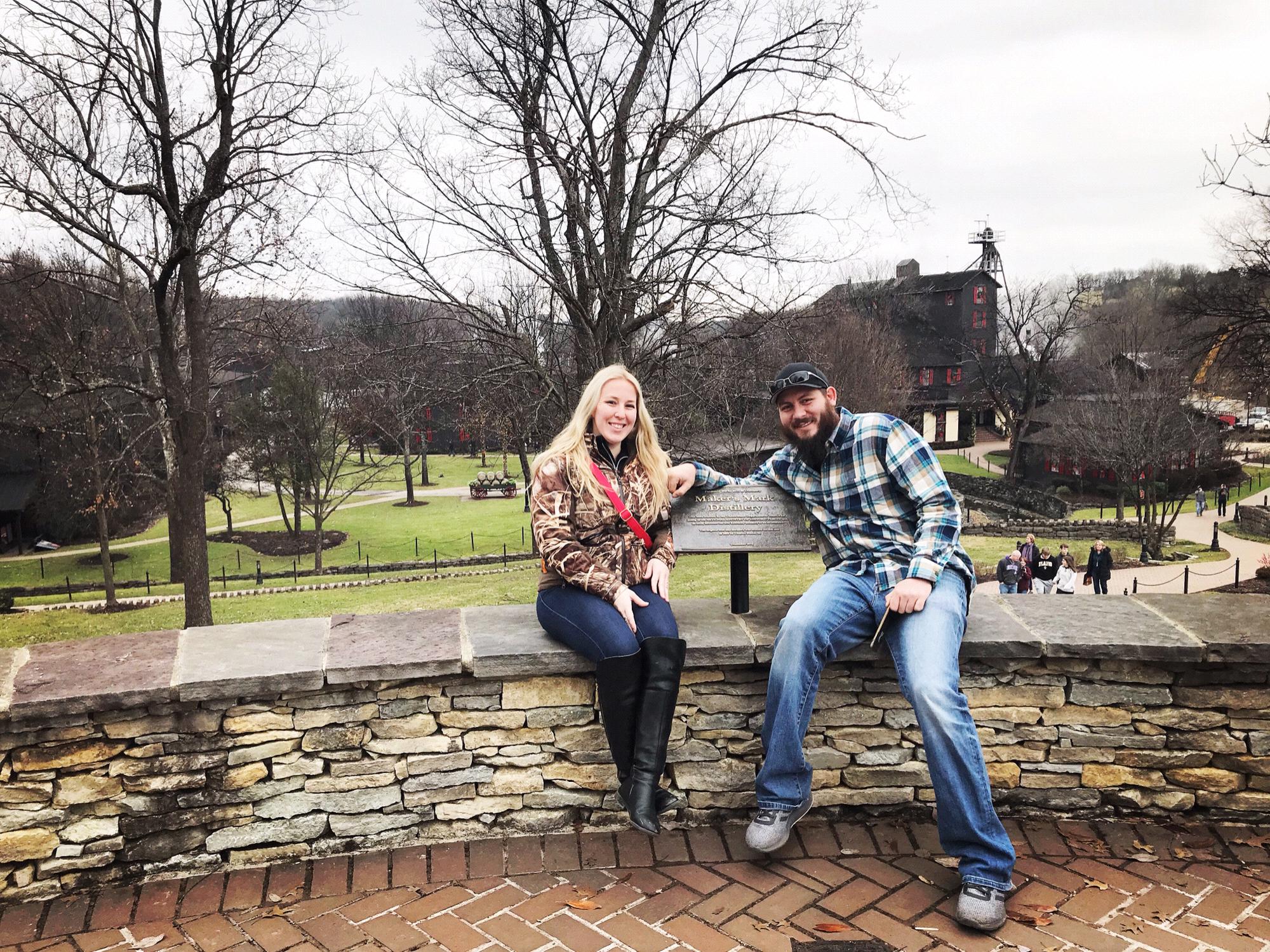 Makers Mark distillery tour. December 2018.