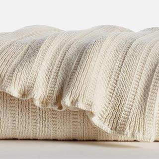 Classic Organic Cotton Knit Throw