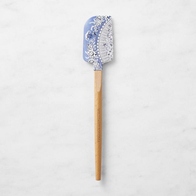 Williams Sonoma Blue Transferware Ellipse Spatula, Medium