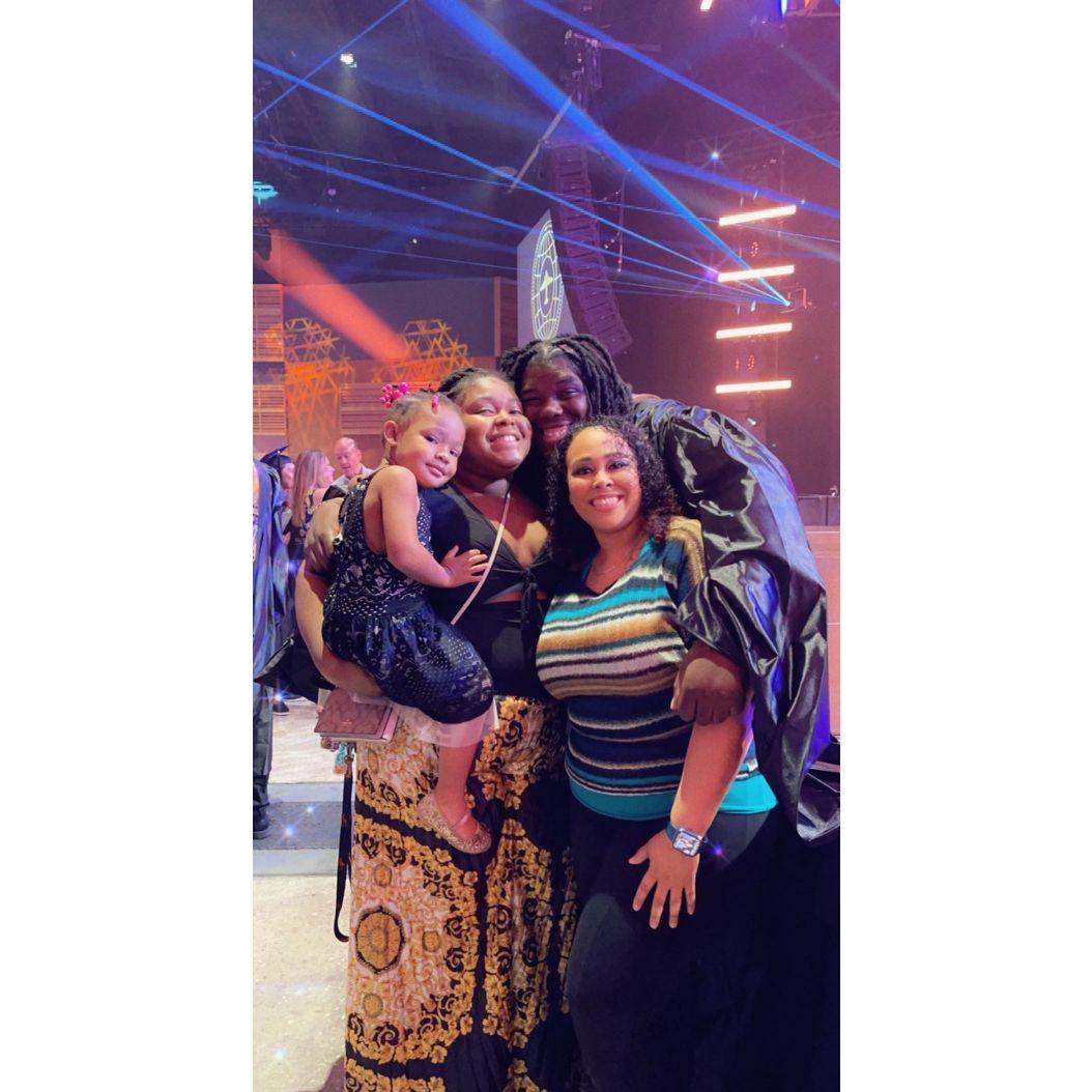 Isaiah's Masters degree Graduation