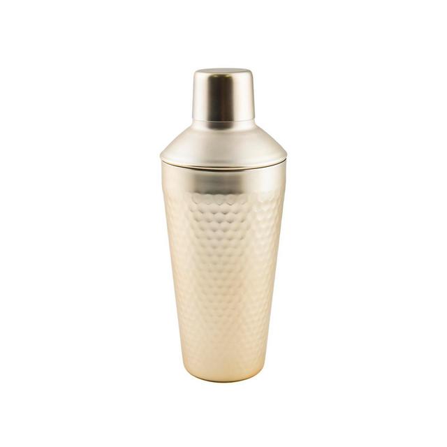 Thirstystone by Cambridge Champagne Gold Faceted Cocktail Shaker