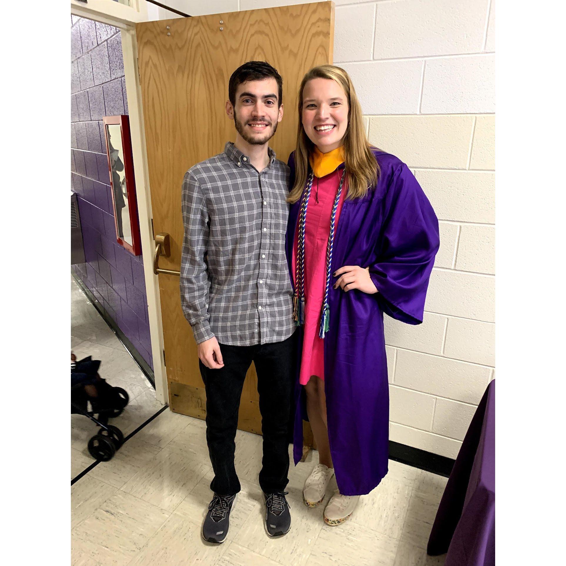 JMU graduation in December 2019.