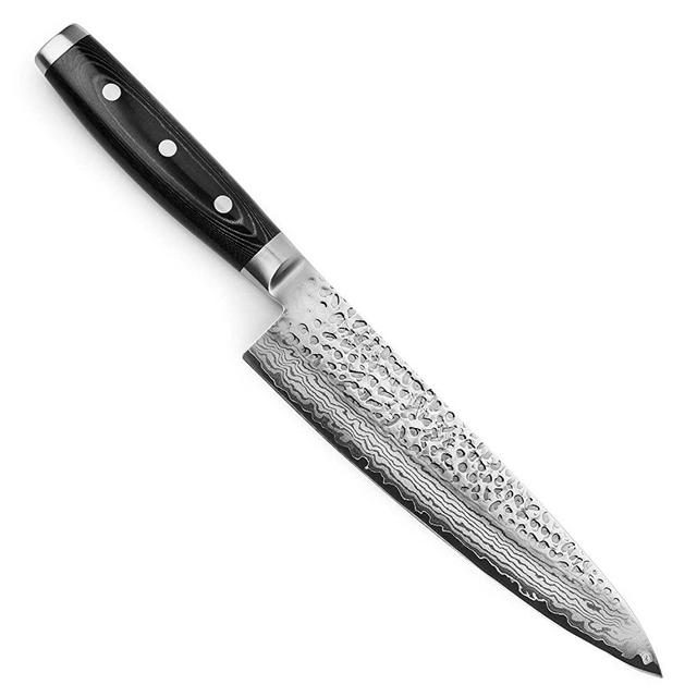 Enso Chef's Knife - Made in Japan - HD Series - VG10 Hammered Damascus Stainless Steel Gyuto - 8"