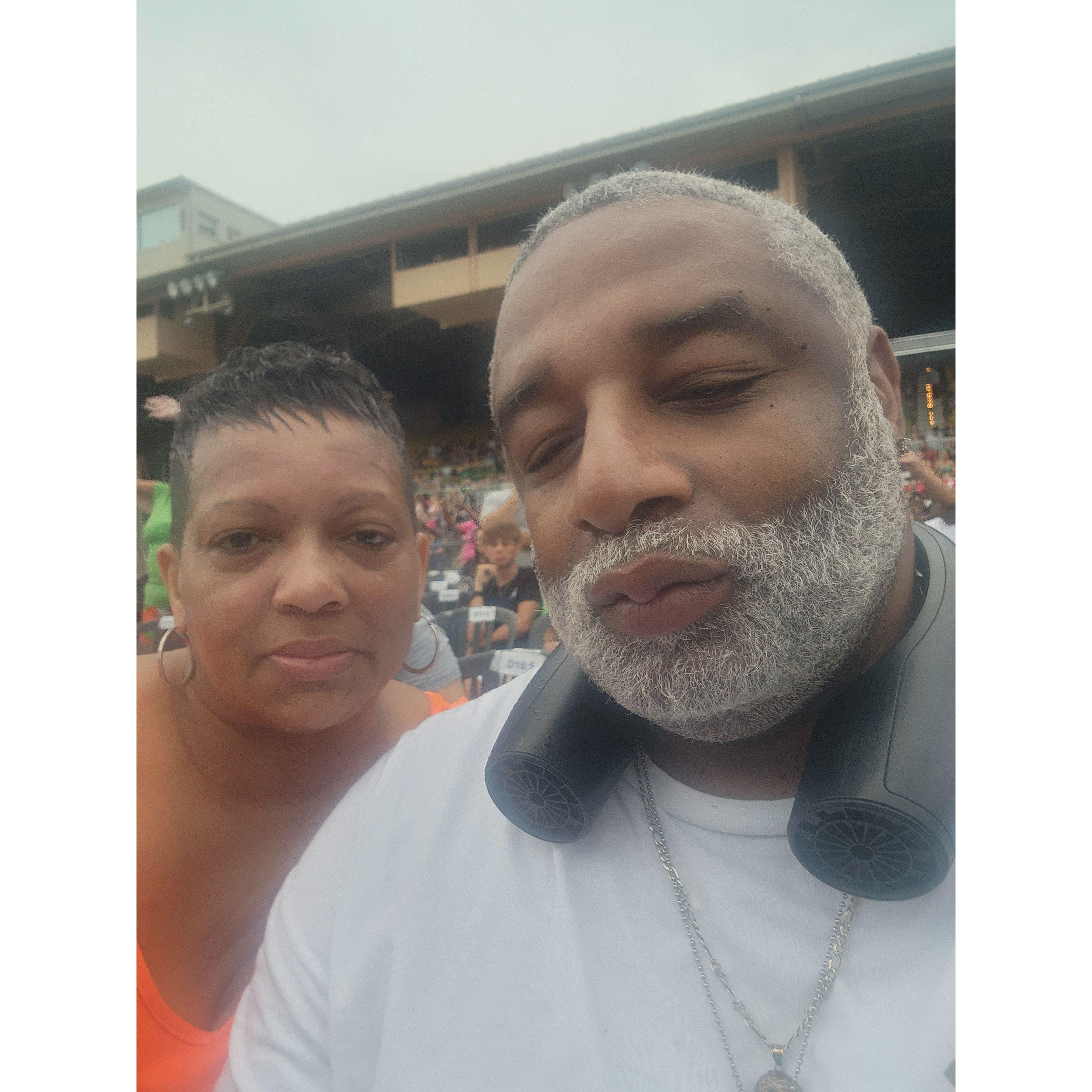At the Ludacris concert