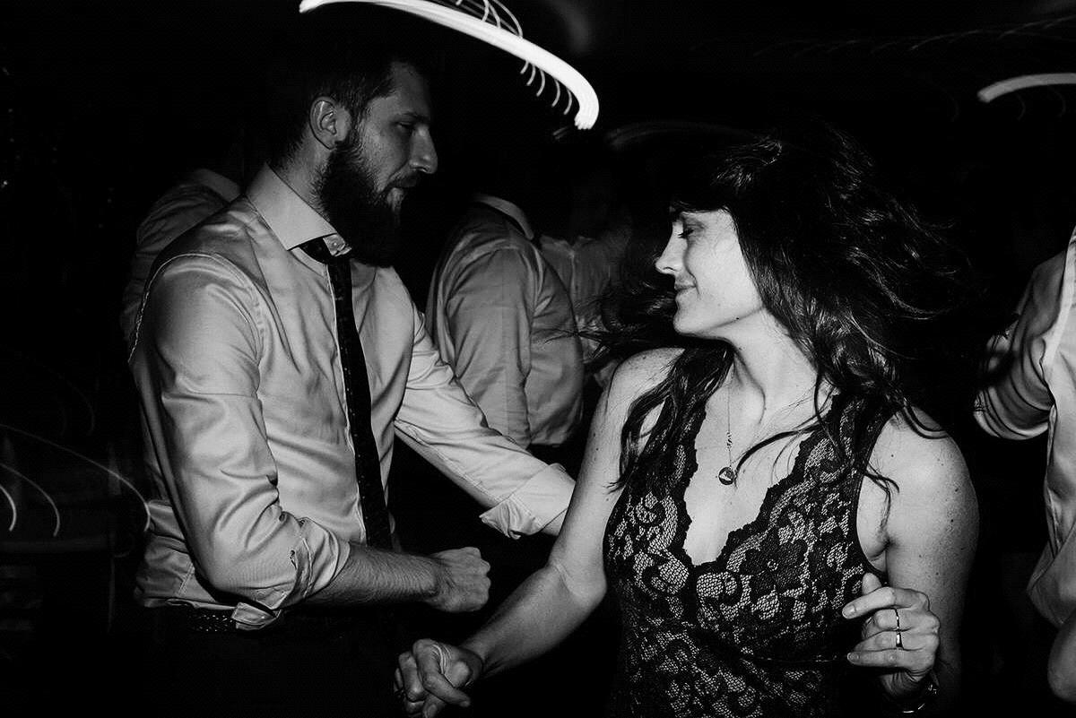 And dancing at weddings
