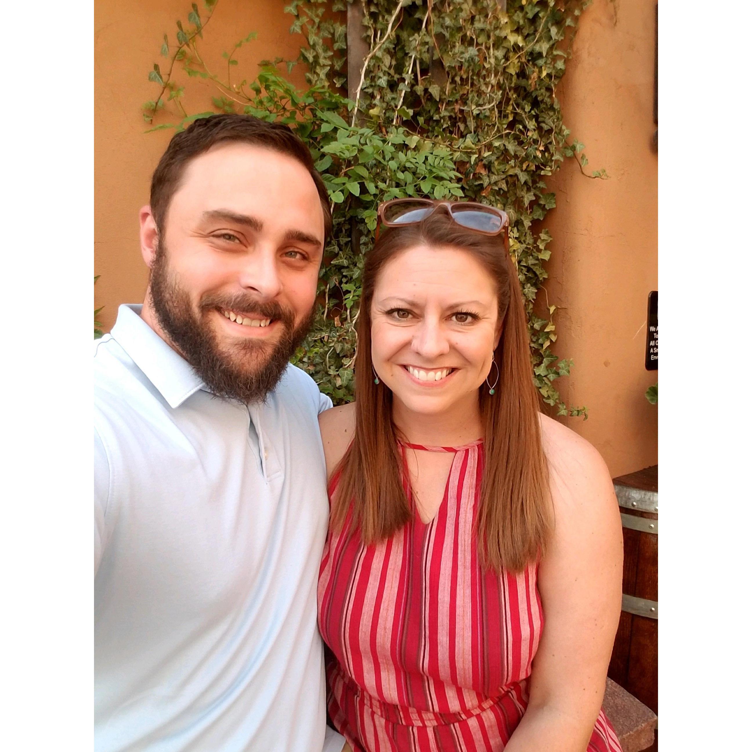 Santa Fe, New Mexico, where we celebrated our 1st anniversary (June, 2018)