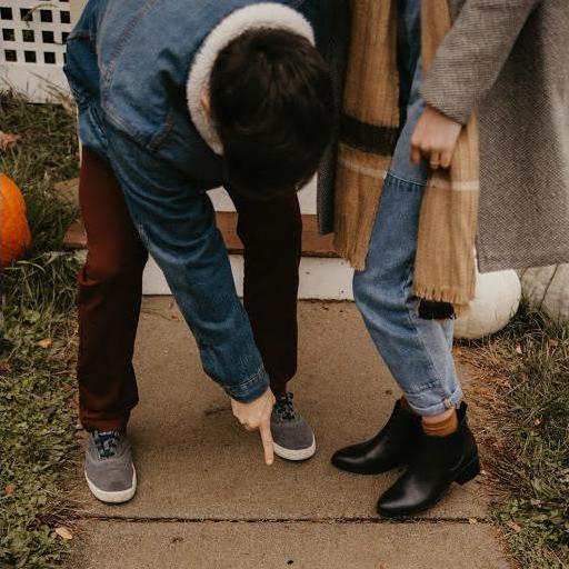 The line on the pavement Anthony proposed from