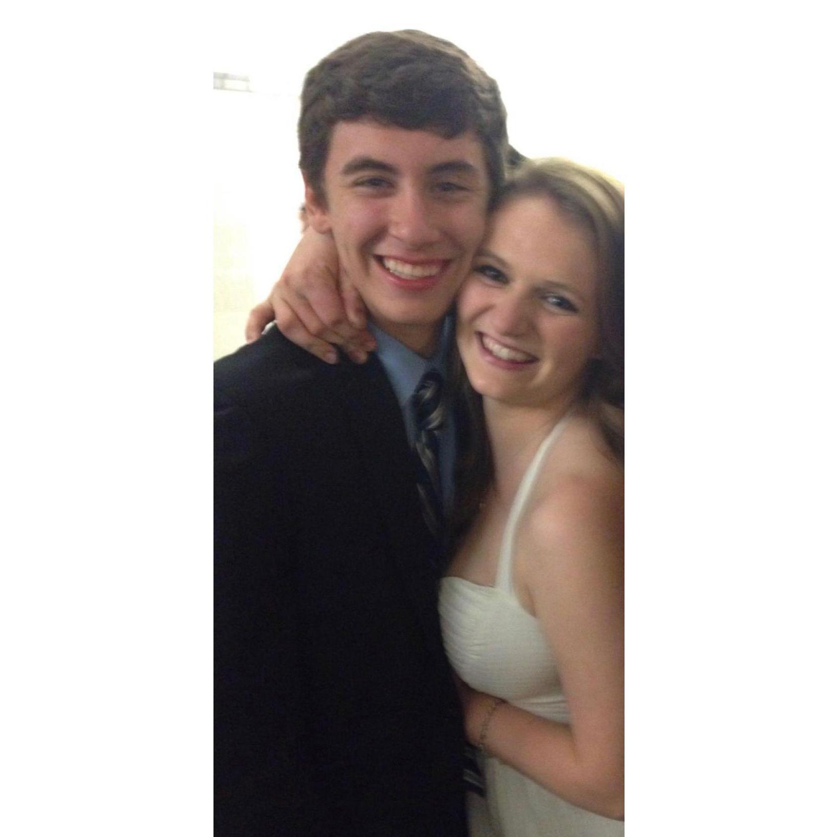 Our first photo together in sophomore year of college!