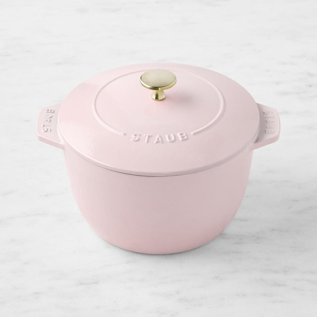 Staub Enameled Cast Iron Demi French Oven, 3 1/4-Qt., Pink Peony