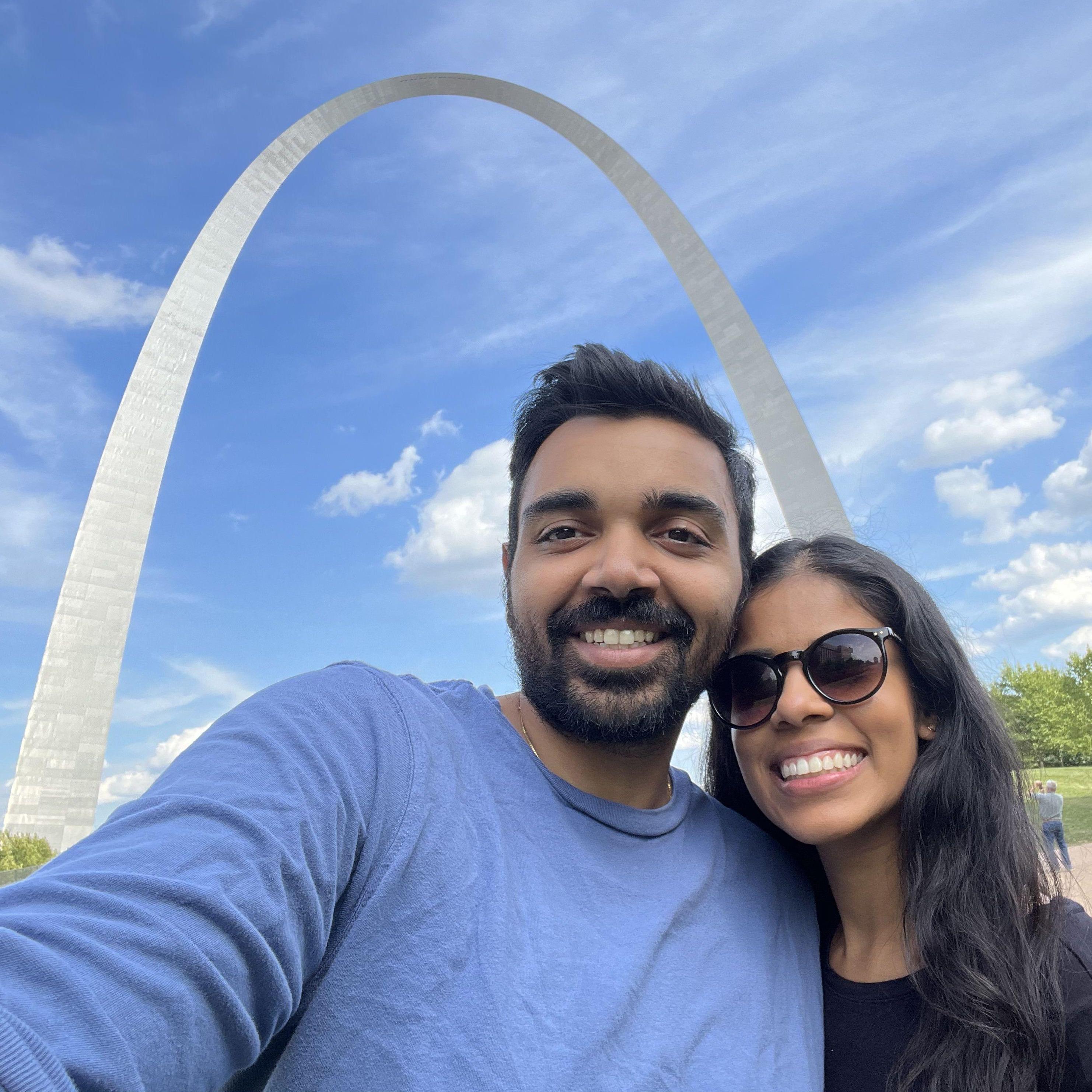 Anjali's first Optometry Conference in St. Louis, 2022