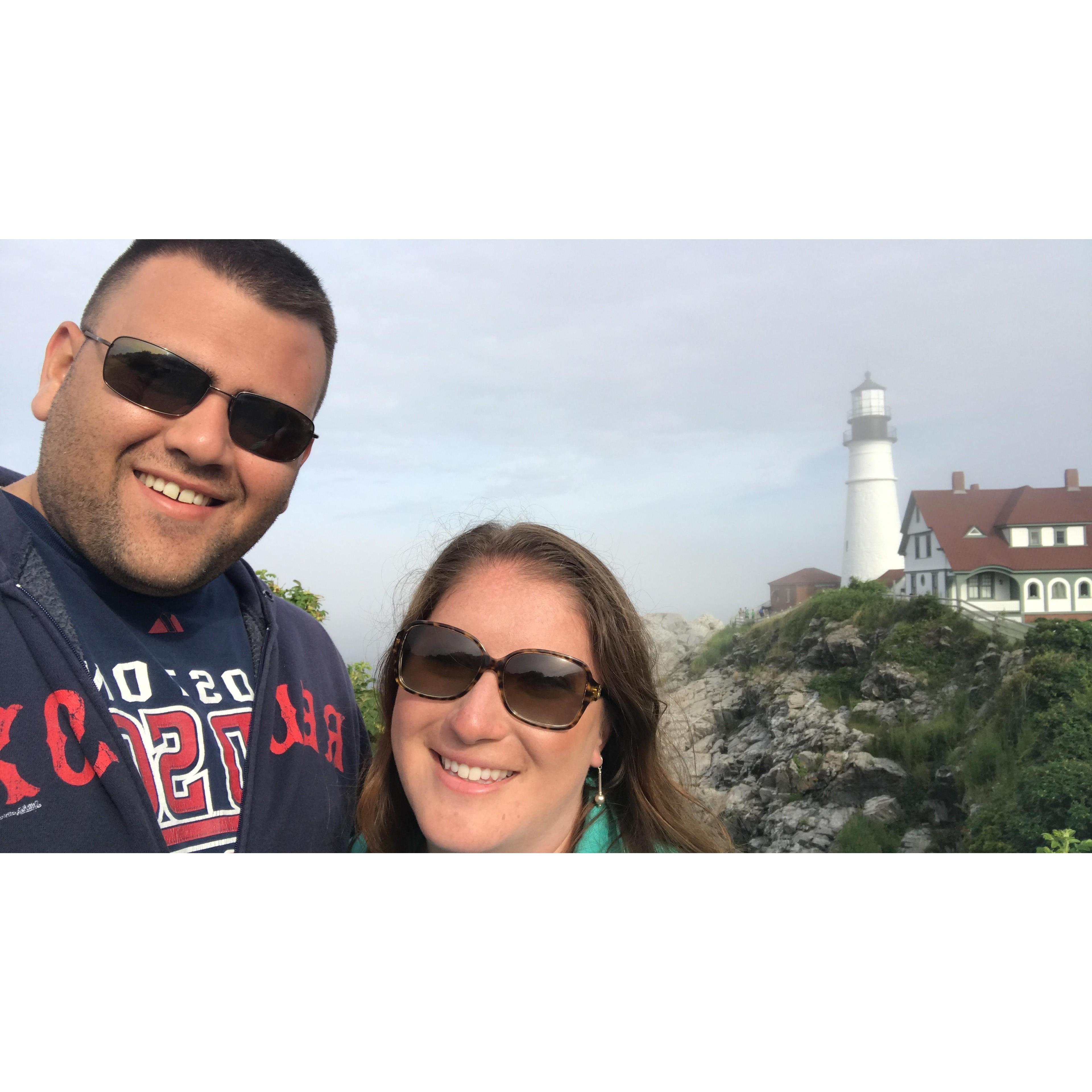 Our first trip to Fort Williams and Portland Head Light!