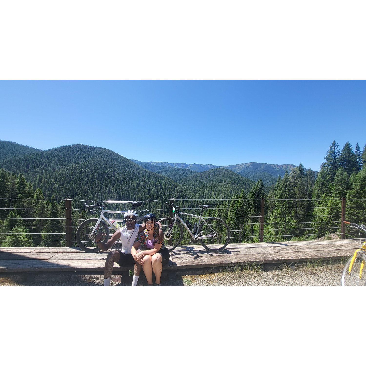 Route of the Hiawatha Trail, very muddy, 10/10 recommend.
