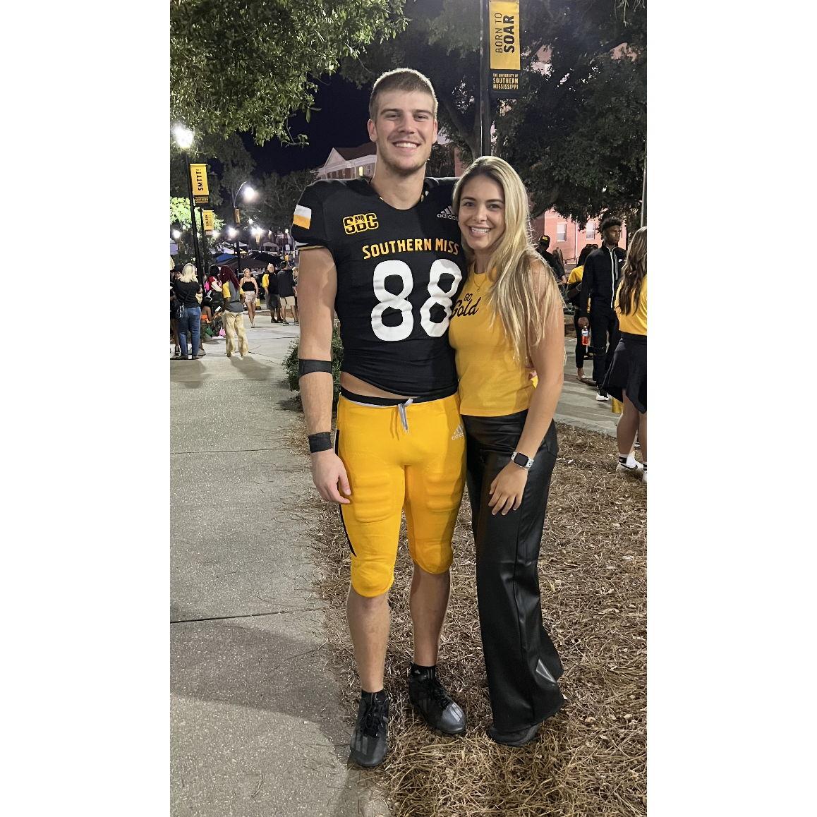 One of many game days in Hattiesburg