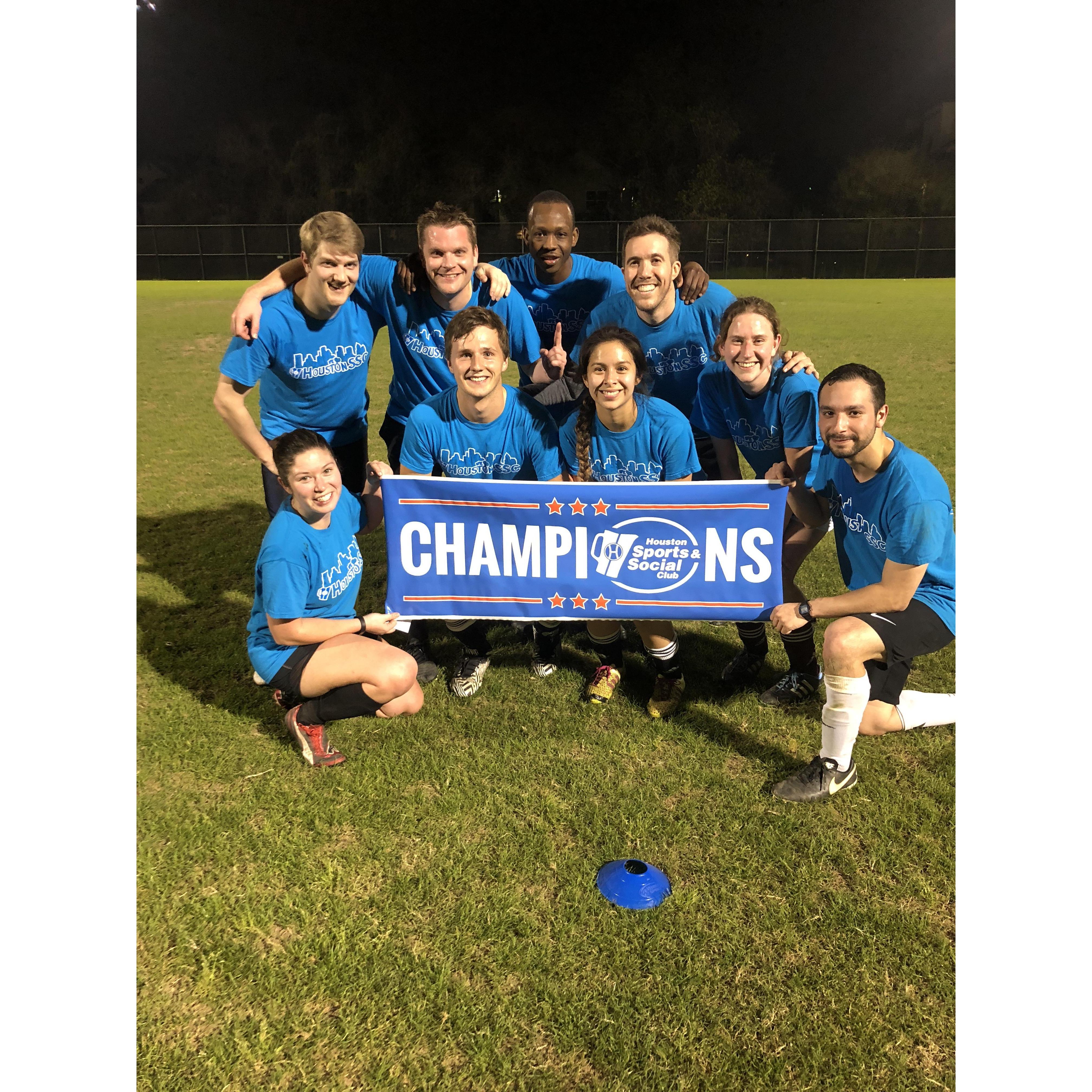 Soccer champs! The sport that brought us together!
