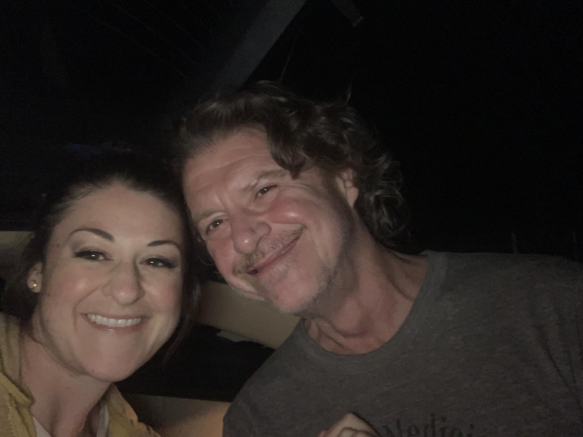 Our first night in Brookings, Oregon camping in the back of the rental car during the Brooking’s Surprise birthday weekend, July 2017.